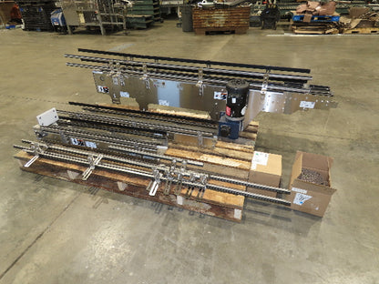 Arrowhead 7.5" Mattop Belt Stainless Bottle Conveyor 16'L 460V 3PH  -NEW-