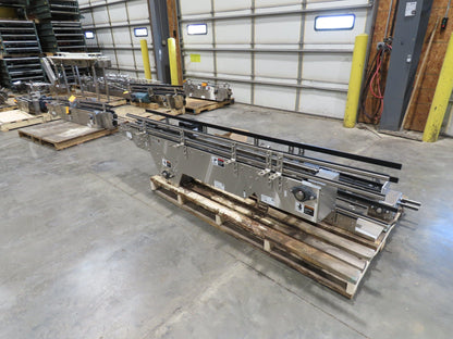 Arrowhead 7.5" Mattop Belt Stainless Bottle Conveyor 16'L 460V 3PH  -NEW-