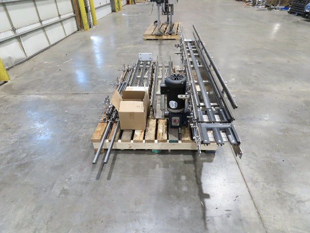 Arrowhead 7.5" Mattop Belt Stainless Bottle Conveyor 16'L 460V 3PH  -NEW-