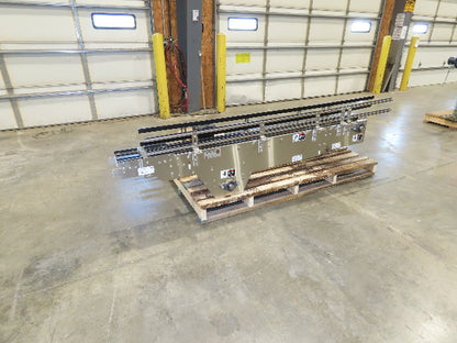 Arrowhead 7.5" Mattop Belt Stainless Bottle Conveyor 16'L 460V 3PH  -NEW-
