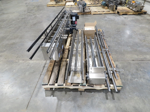 Arrowhead 7.5" Mattop Belt Stainless Bottle Conveyor 16'L 460V 3PH  -NEW-