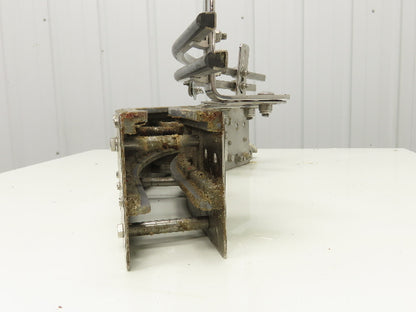 Arrowhead 3.25" Tabletop Belt Stainless Bottle Conveyor 45° Curve Section 26"
