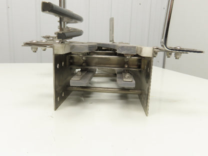 Arrowhead 7.5" Tabletop Belt Stainless Bottle Conveyor 45° Curve Section 24"L