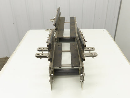Arrowhead 7.5" Tabletop Belt Stainless Bottle Conveyor Idler Sections 36"L