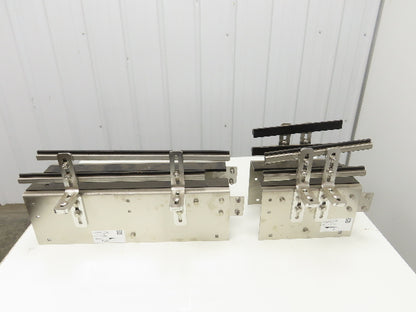 Arrowhead 7.5" Tabletop Belt Stainless Bottle Conveyor Idler Sections 36"L