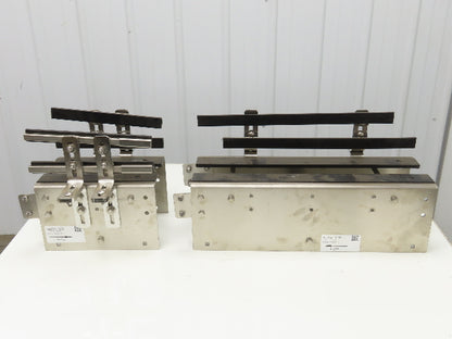 Arrowhead 7.5" Tabletop Belt Stainless Bottle Conveyor Idler Sections 36"L