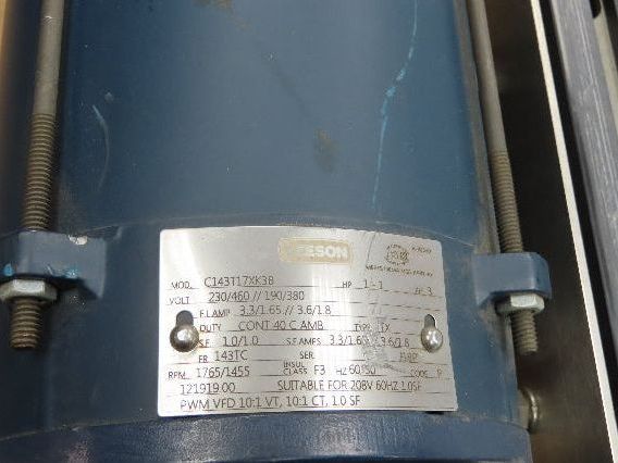 Arrowhead 3.25" Tabletop Stainless Bottle Conveyor 2-Belt Transfer 54" Drive 3PH