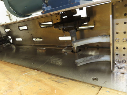 Arrowhead 3.25" Tabletop Stainless Bottle Conveyor 2-Belt Transfer 48" Drive 3PH