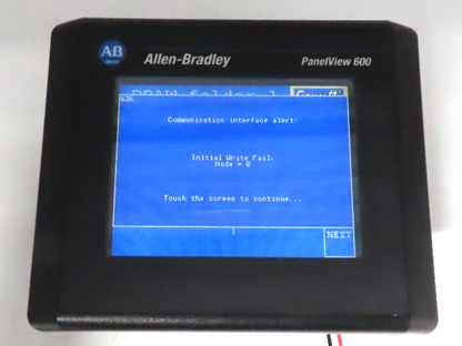 Allen Bradley 2711-T6C15L1 PanelView 600 Touch Screen PLC HMI SER B Frn 4.46
