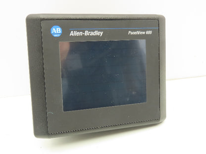 Allen Bradley 2711-T6C15L1 PanelView 600 Touch Screen PLC HMI SER B Frn 4.46