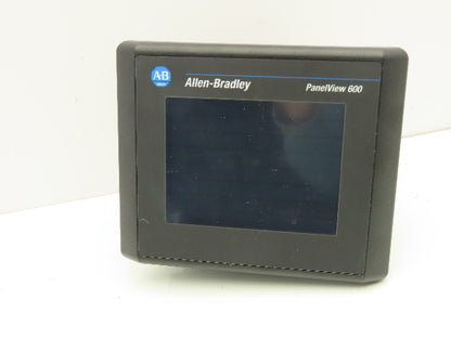 Allen Bradley 2711-T6C15L1 PanelView 600 Touch Screen PLC HMI SER B Frn 4.46
