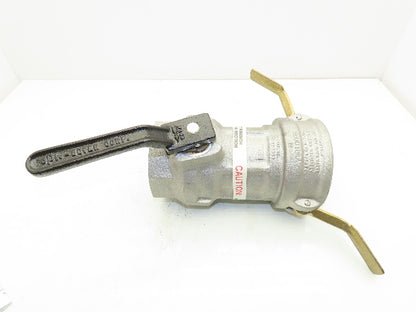 Civacon 1711D-AL30 3"x 4" Kamvalok Quick Coupler Dry Disconnect Buna-N Seal FNPT