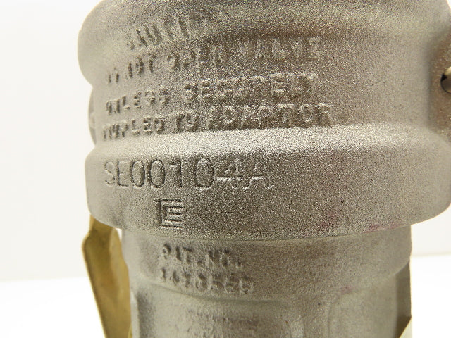 Civacon 1711D-AL30 3"x 4" Kamvalok Quick Coupler Dry Disconnect Buna-N Seal FNPT