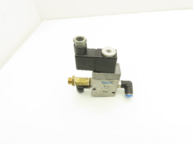 Festo MFH-3-1/8 Pneumatic 3/2 Solenoid Valve 1/8" NPT 24VDC