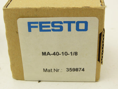 Festo LR-1/4-D-7-MINI Pressure Regulator Gauge 1600l/min 1/4" NPT