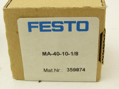 Festo LR-1/4-D-7-MINI Pressure Regulator Gauge 1600l/min 1/4" NPT