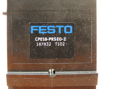 Festo CPE18-PRSEO-2 Pneumatic 2-Station Manifold Block G1/2" Ports