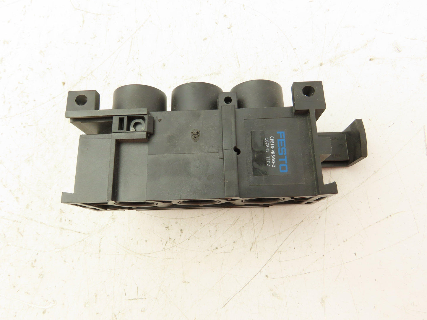 Festo CPE18-PRSGO-2 Pneumatic 2-Station Manifold Connection Block G1/2" Ports