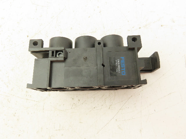 Festo CPE18-PRSGO-2 Pneumatic 2-Station Manifold Connection Block G1/2" Ports