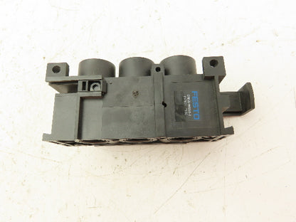 Festo CPE18-PRSGO-2 Pneumatic 2-Station Manifold Connection Block G1/2" Ports