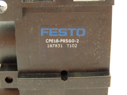 Festo CPE18-PRSGO-2 Pneumatic 2-Station Manifold Connection Block G1/2"