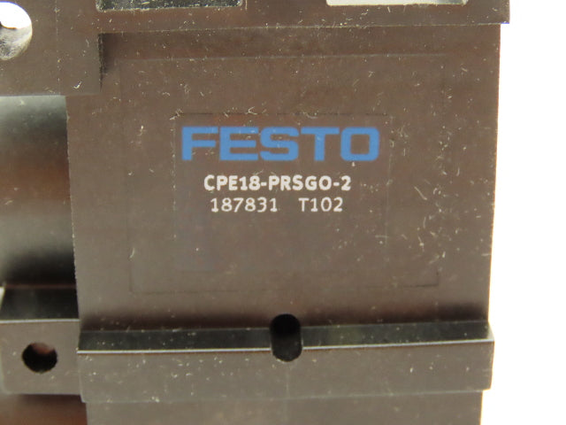 Festo CPE18-PRSGO-2 Pneumatic 2-Station Manifold Connection Block G1/2"