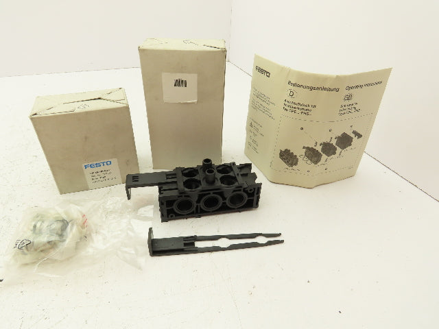 Festo CPE18-PRSGO-2 Pneumatic 2-Station Manifold Connection Block G1/2"