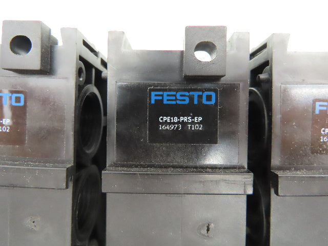 Festo CPE18-PRS-EP Manifold End Block Lot of 3
