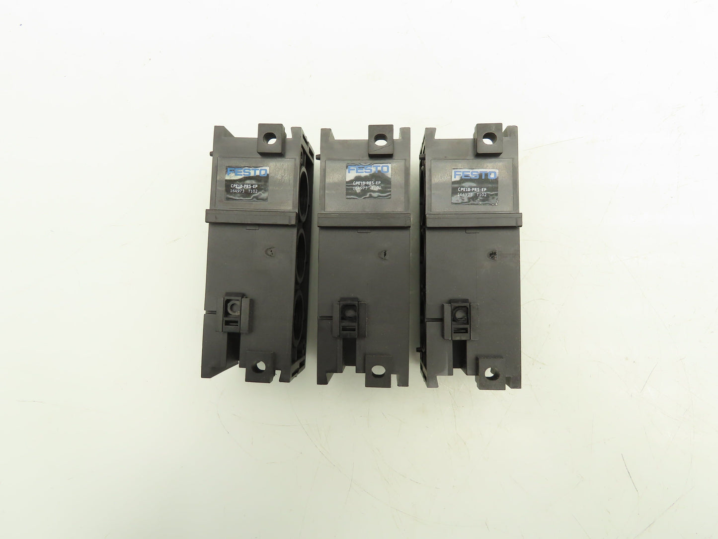 Festo CPE18-PRS-EP Manifold End Block Lot of 3