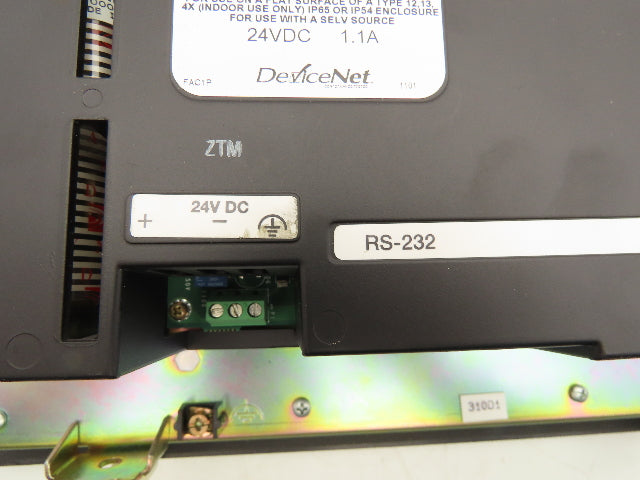 Allen Bradley 2711-T10C10L1 PanelView 1000 Touch Screen PLC HMI SER C Frn 4.20