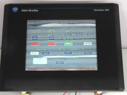 Allen Bradley 2711-T10C10L1 PanelView 1000 Touch Screen PLC HMI SER C Frn 4.20