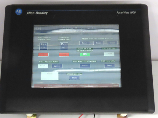 Allen Bradley 2711-T10C10L1 PanelView 1000 Touch Screen PLC HMI SER C Frn 4.20