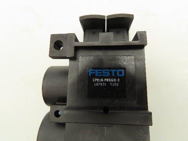 Festo CPE18-PRSGO-2 Pneumatic 2-Position Manifold Connection Block