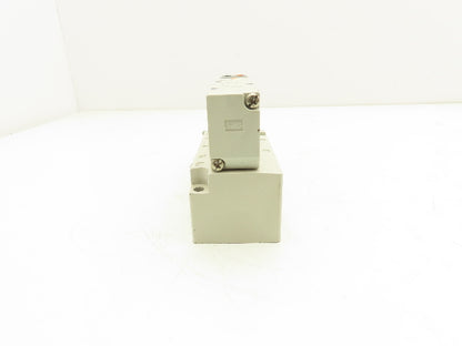 SMC VQC4100-5 5-Port Solenoid Valve Manifold 3/8" NPT