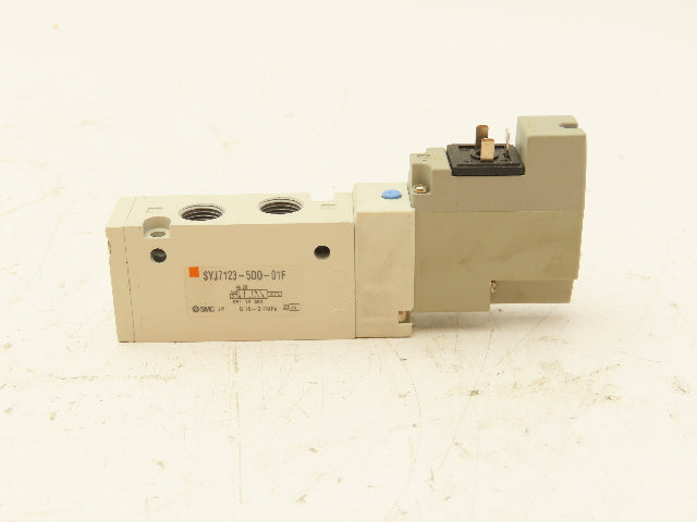 SMC SYJ7123-5DO-01F 5-Port Solenoid Valve 24VDC 1/8" Ports