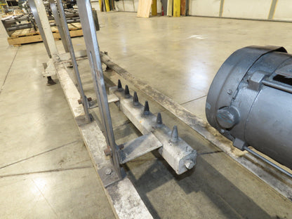 Eriez Magnetic Can Cleaner 3.25" Tabletop Stainless 3-Belt Bottle Conveyor 460V