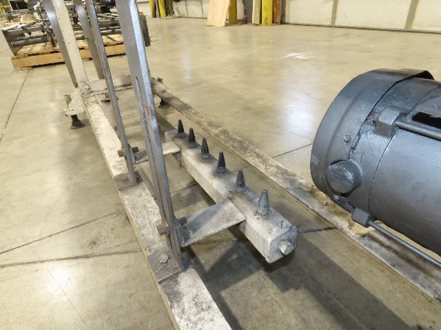Eriez Magnetic Can Cleaner 3.25" Tabletop Stainless 3-Belt Bottle Conveyor 460V
