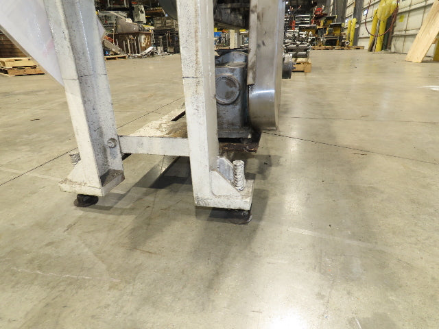 Eriez Magnetic Can Cleaner 3.25" Tabletop Stainless 3-Belt Bottle Conveyor 460V