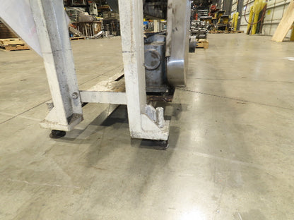 Eriez Magnetic Can Cleaner 3.25" Tabletop Stainless 3-Belt Bottle Conveyor 460V