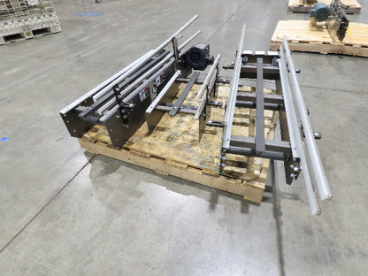 Arrowhead 12" Mattop Belt Stainless Bottle Conveyor 10'L 460V 3PH -NEW- No Motor