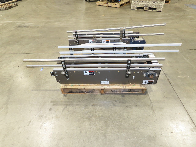 Arrowhead 12" Mattop Belt Stainless Bottle Conveyor 10'L 460V 3PH -NEW- No Motor