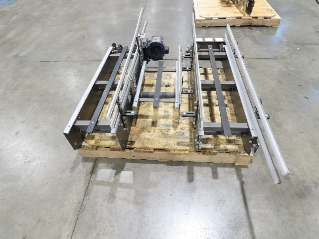 Arrowhead 12" Mattop Belt Stainless Bottle Conveyor 10'L 460V 3PH -NEW- No Motor
