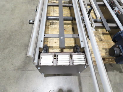 Arrowhead 12" Mattop Belt Stainless Bottle Conveyor 10'L 460V 3PH -NEW- No Motor