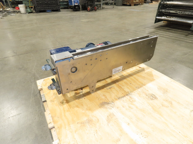 Arrowhead 3.25" Tabletop Belt Stainless Bottle Conveyor 36" Drive Section 460V