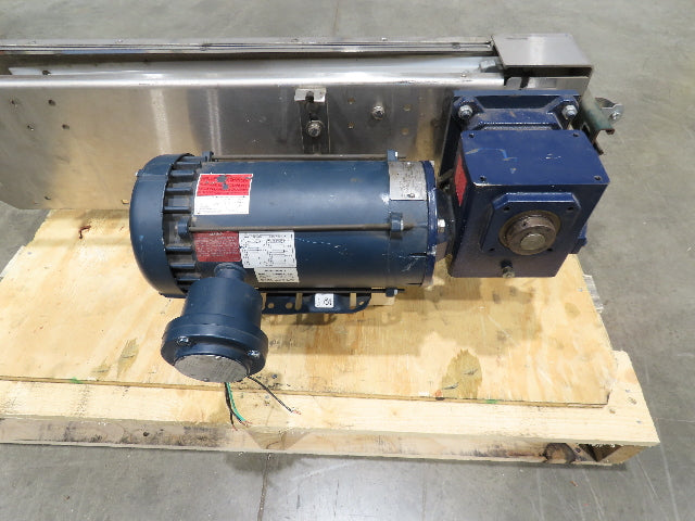 Arrowhead 3.25" Tabletop Belt Stainless Bottle Conveyor 36" Drive Section 460V