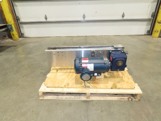 Arrowhead 3.25" Tabletop Belt Stainless Bottle Conveyor 36" Drive Section 460V