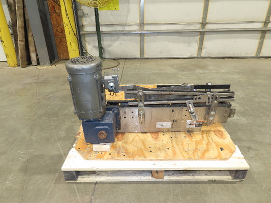 Arrowhead 3.25" Tabletop Belt Stainless Bottle Conveyor 36" Drive Section 460V