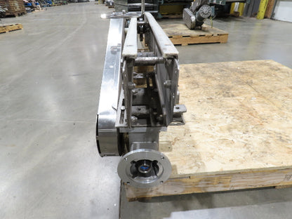 Arrowhead 3.25" Tabletop Stainless Bottle Conveyor 36" Chain Drive -No Motor
