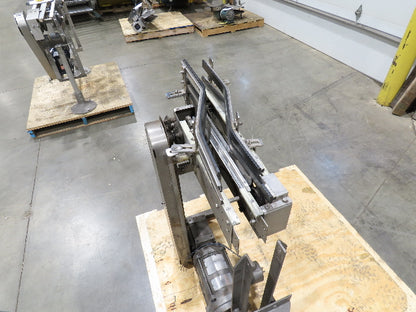 3.25" Tabletop Stainless Bottle Conveyor 2-Belt Transfer 30" Drive -Bad Motor