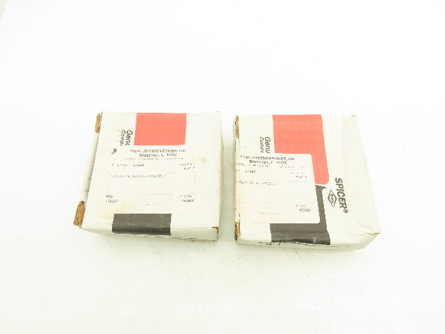 Spicer 5-155X Greaseable Driveshaft U-Joint 1-1/8" Bearing Cap Diameter Lot of 2